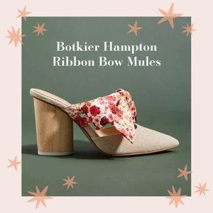 BOTKIER Hampton Ribbon Bow Mules